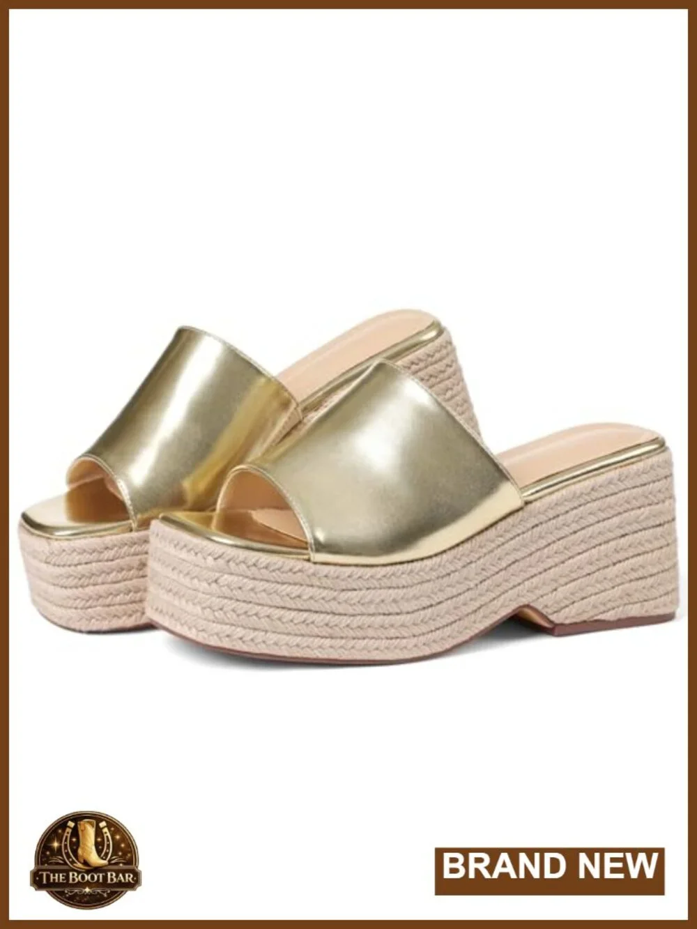 Platform Espadrille Sandals Wedges Slides Flatform Open Toe Bohemia Beach